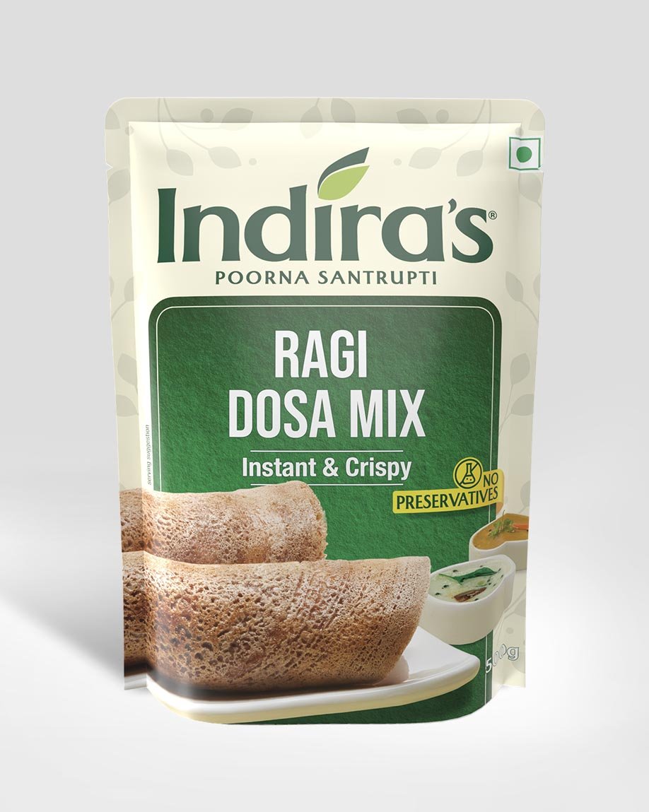 Ragi Dosa - Indira's - Poorna Santrupti