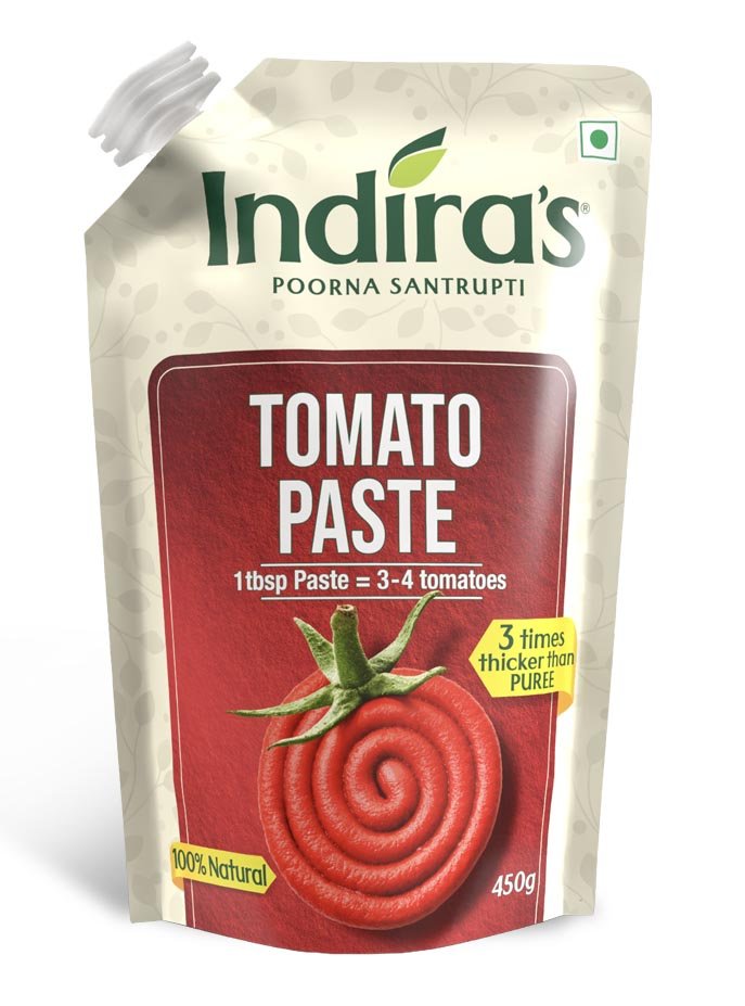 Tomato Paste - Indira's - Poorna Santrupti