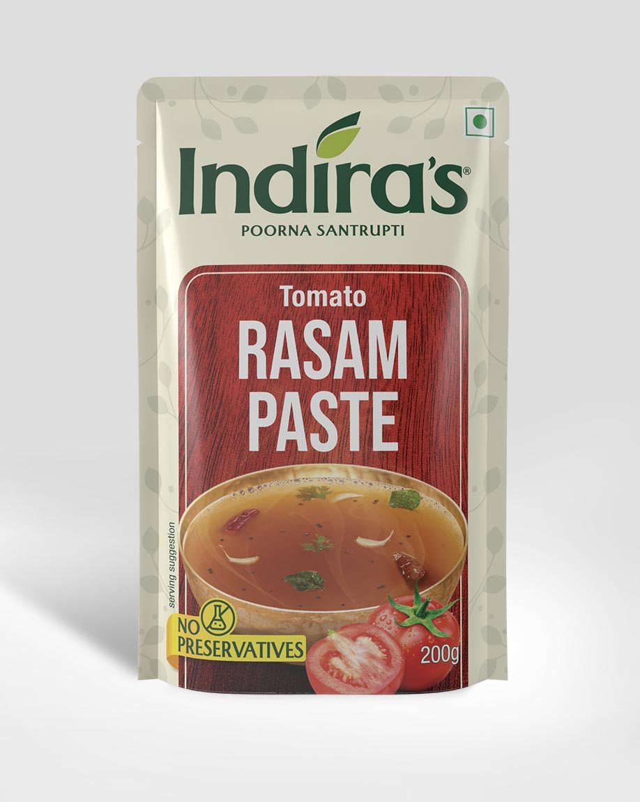 Tomato Rasam Paste - Indira's - Poorna Santrupti